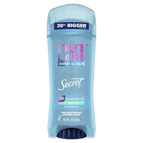 Secret Outlast Clear Gel Antiperspirant Deodorant For Women Unscented 3