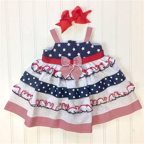 Adorable Patriotic And Red White And Blue Outfits For Kids Blue
