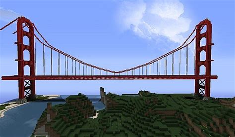 Minecraft Golden Gate Bridge Minecraft Project