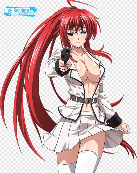 Anime High School Dxd Rias Gremory Manga Anime Cg Artwork Black Hair Fictional Character Png