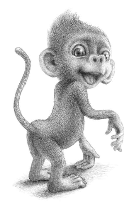 Monkey Drawing Simple Monkey Drawing Drwaing Monkey Drawing Monkey Drawing Easy Monkey