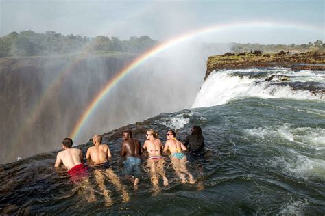 From Victoria Falls Livingstone Island Tour And Devils Pool In Zambia