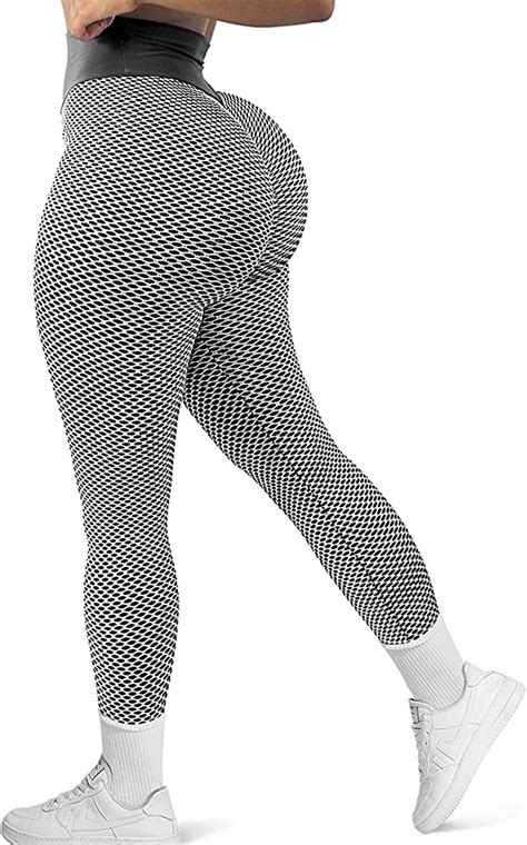 gillya lift yoga pants textured leggings for women high waisted ruched butt booty lifting