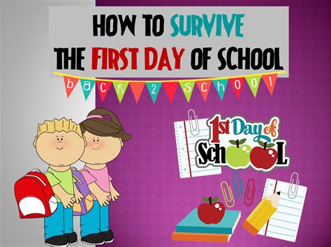 How To Survive The First Day Of School Powerpoint Powerpoint Lesson