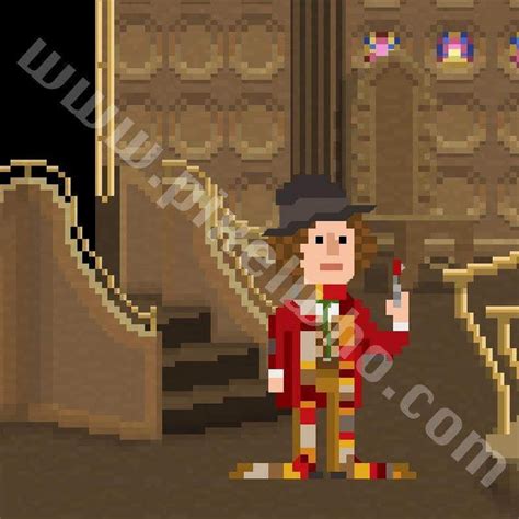 Pixel 8 Bit 4th Doctor Console Room Print Etsy