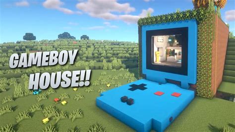 Minecraft Build Nintendo Gameboy Advance Sp House Youtube