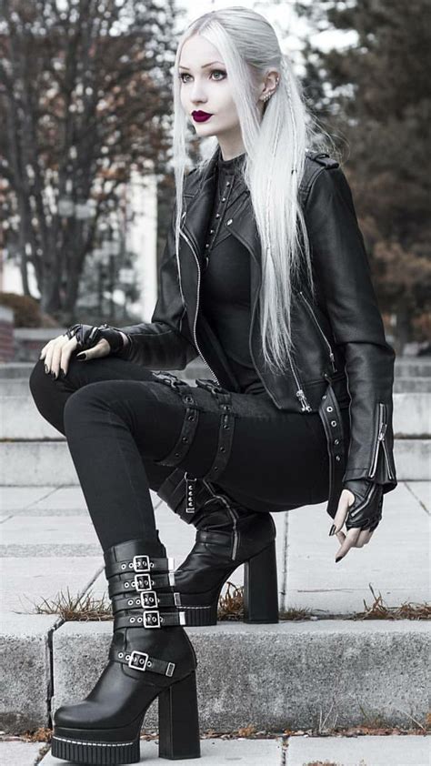 Pin By Shaun Mcintosh On Anastasia Gothic Fashion Blonde Goth Hot