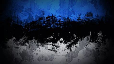 Dark Blue Black Abstract Wallpaper