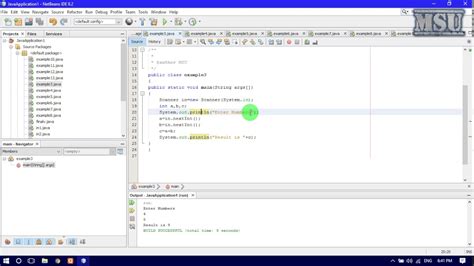 Contoh Program Java Menggunakan Netbeans Ide 721 Youtube Images