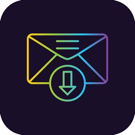 Inbox Gradient Icon 9643490 Vector Art At Vecteezy