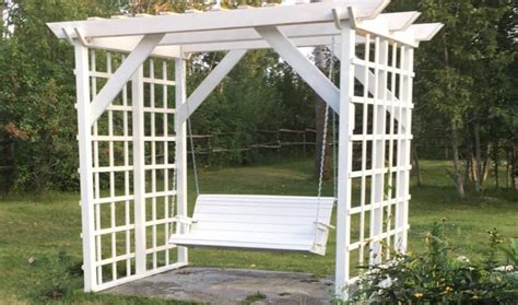Diy Stylish Arbor Swing Howtospecialist How To Build Step By Step