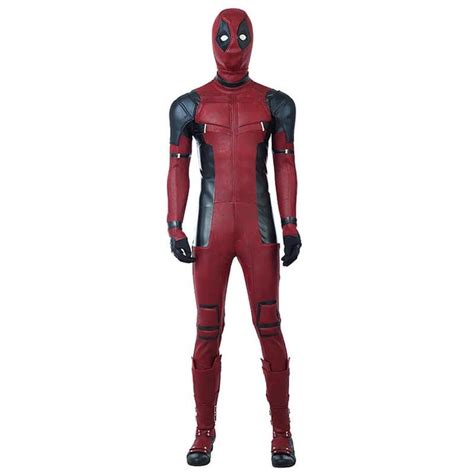 Halloween Deadpool 2 Costumes Wade Wilson Bodysuit Jumpsuit Cosplay