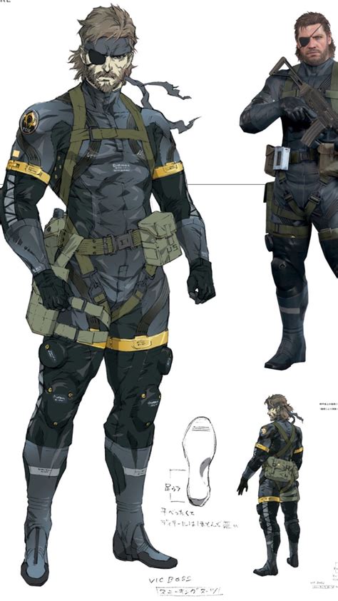 Ground Zeroes Big Boss Sneaking Suit Metal Gear Gear Art Metal Gear
