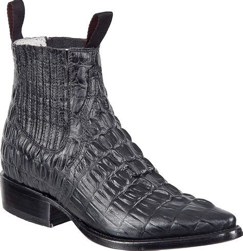 Western Shops Mens Leather Cowboy Boots Crocodile