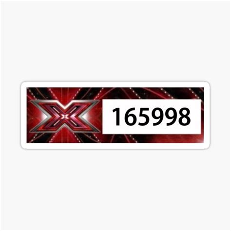 Harry Styles X Factor Number Sticker For Sale By 1dxloverr Redbubble