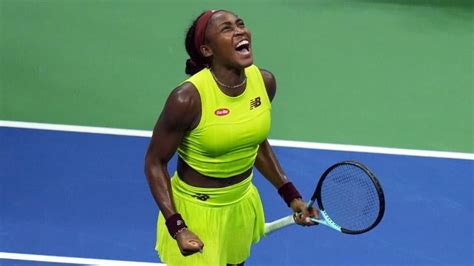 US Open Scores Coco Gauff Becomes Babeest American To Reach Final Since Serena Williams