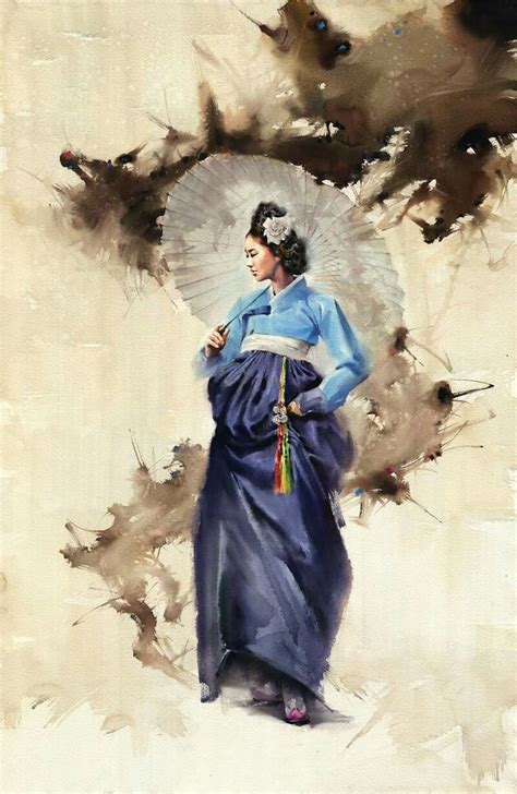Misulbu Atelier Oct 16 Korean Art Watercolor Portrait Painting