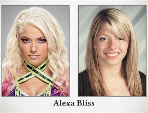 Alexa Bliss Then And Now Alexa Raw Womens Champion Superstar
