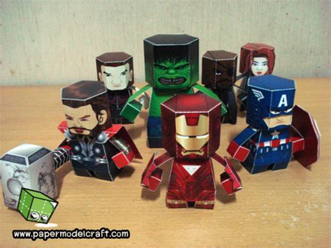 Papermodel2u By Petchpaper The Avengers Paper Model