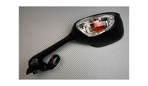 Pair Of Aftermarket Rearview Mirrors With Integrated Turn Signals Suzuki Gsxr 600 750 1000 2009