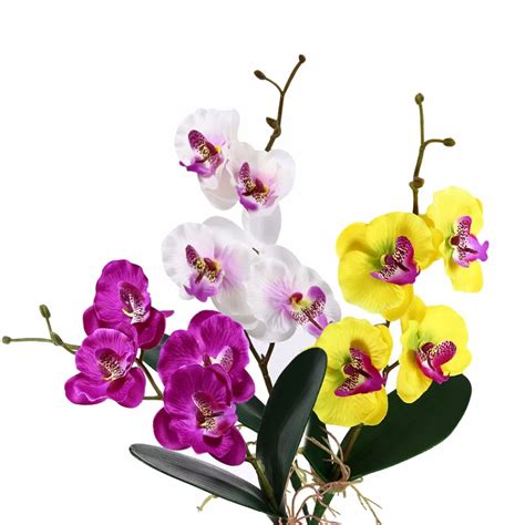 buy artificial flowers orchid silk flowers butterfly fake flowers artificial