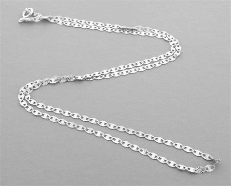 14k White Gold Gucci Star Chain Necklace 0677 On Jan 08 2023