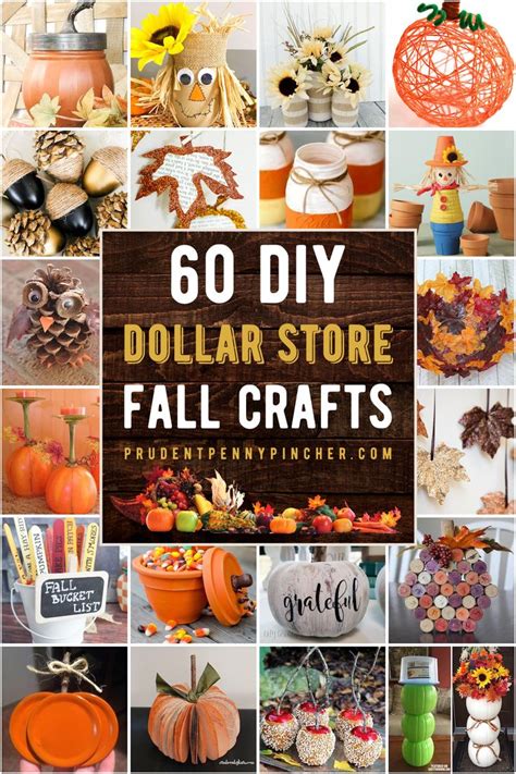 60 Dollar Store Fall Crafts In 2020 Fall Crafts For Adults Fall