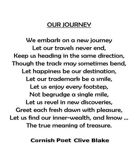 Our Journey Wbcp Wedding Poem Poetry Weddings By Cliveblake On