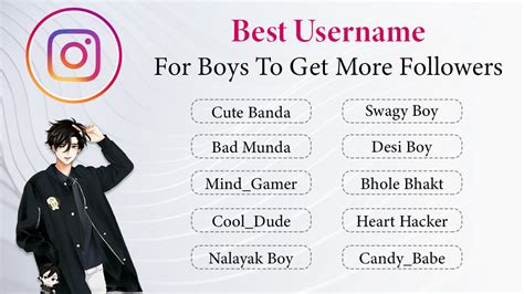 100 Best And Unique Instagram Names For Boys
