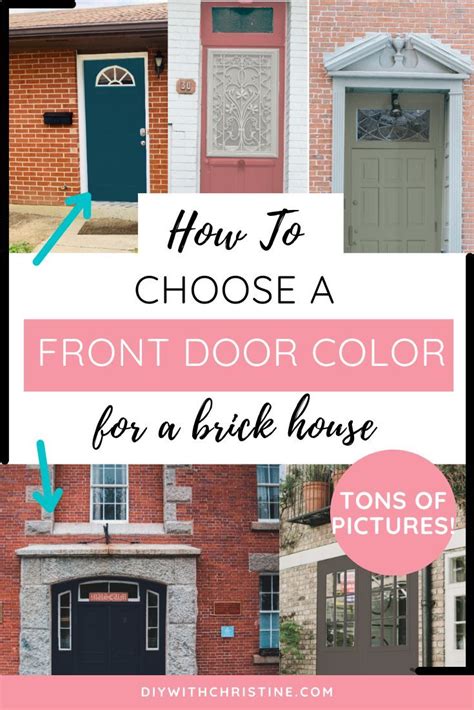 How To Choose A Front Door Color For A Brick House With Pictures In