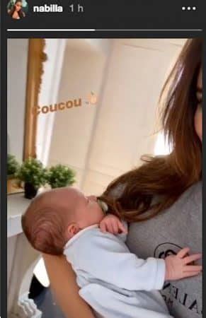 Nabilla maman elle dévoile le visage de son fils Milann pendant un