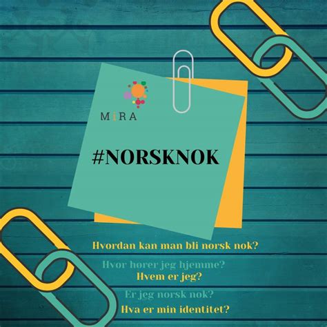 Norsknok Og Identitet Hva Betyr Det å Være Norsk Nok For Deg