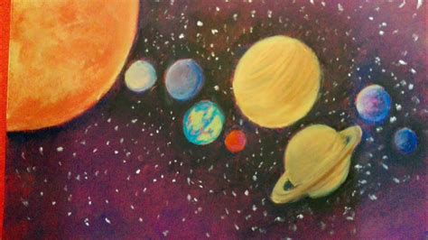 Solar System Drawing Planets Drawing For Kids Youtube