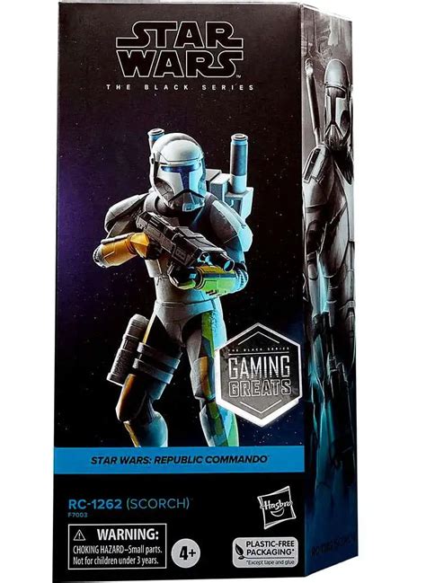 Star Wars Republic Commando Black Series Rc 1262 Scorch Exclusive 6 Action Figure Gaming Greats