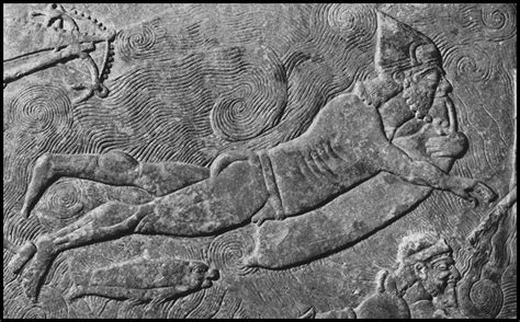 Assyrian Palace Carving Circa B C Ancient Civilizations