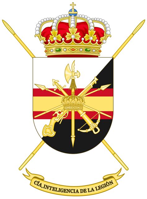 file coat of arms of the spanish legion intelligence company svg brasão família imperial