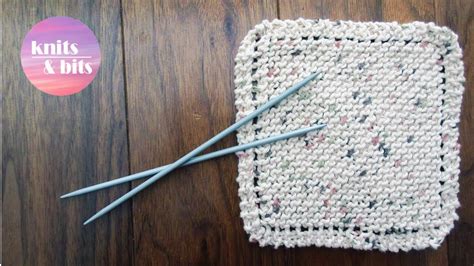 Learn To Knit Simple Dishcloth Knitting For Beginners Youtube