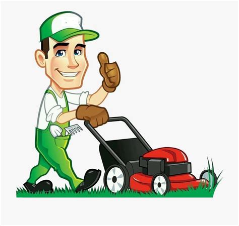 Cartoon Lawn Mowing Pictures Mower Mowing Bodegowasune