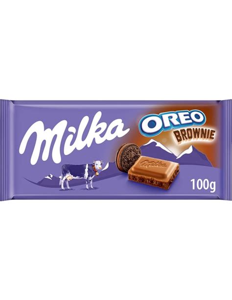 CHOCOLATE MILKA OREO BROWNIE 100GR
