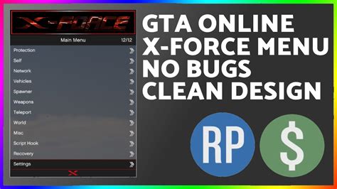 Every mod menu has a chance to ban, you are never 100% safe. GTA V Online 1.52 X-Force Menu v5.2.0 | Best Paid GTA 5 ...