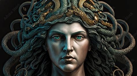 Medusa Gorgon Of Greek Mythology And His Legend