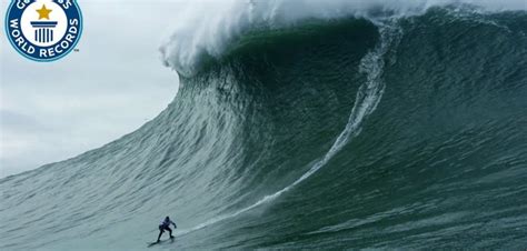 Largest Wave Surfed Guinness World Records Swimmers Daily
