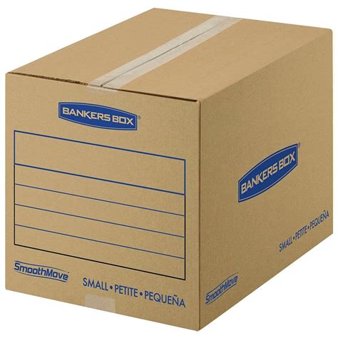 Bankers Box Smoothmove Basic Moving Boxes Small 16 X 12 X 12 Inches