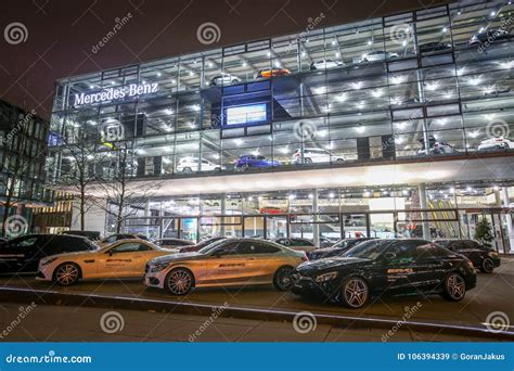 Mercedes Benz Dealership In Munich Editorial Stock Image Image Of