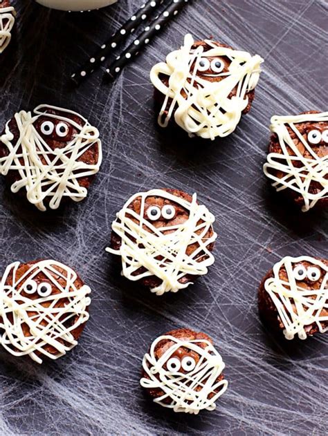 Halloween Mummy Brownies Easy Recipe Suburban Simplicity