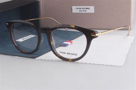 new york brand eyeglasses thom browne full rim round eyeglasses tb702 optical frame oculos de