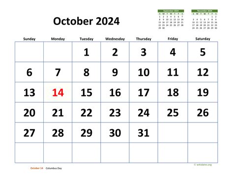 2024 October Calendar Printable Free Pdf Files Download Auria Carilyn