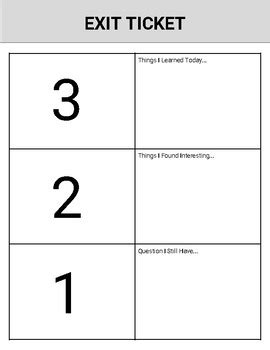 Name draw more bears to show that jen has 8 bears total. 6 Digital Exit Tickets & 20 Printable Exit Tickets by ...