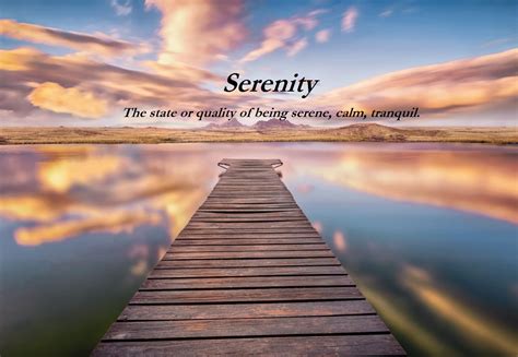 Serenity ~ Definition and Meaning | Positive Words Research