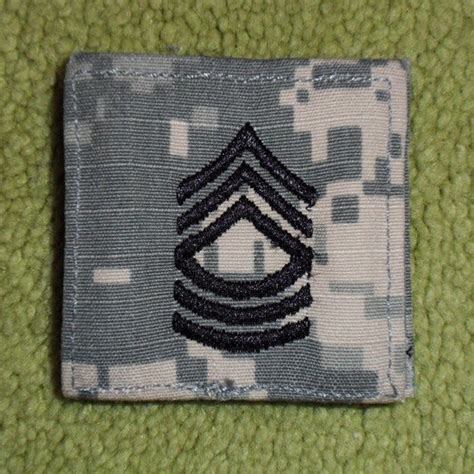 Us Army Acu Master Sergeant Rank Insignia E8 Reforger Military Store